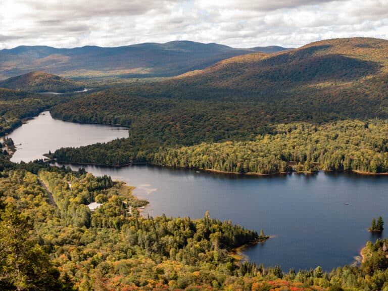 La Pimbina valley in Mont Tremblant National Park
