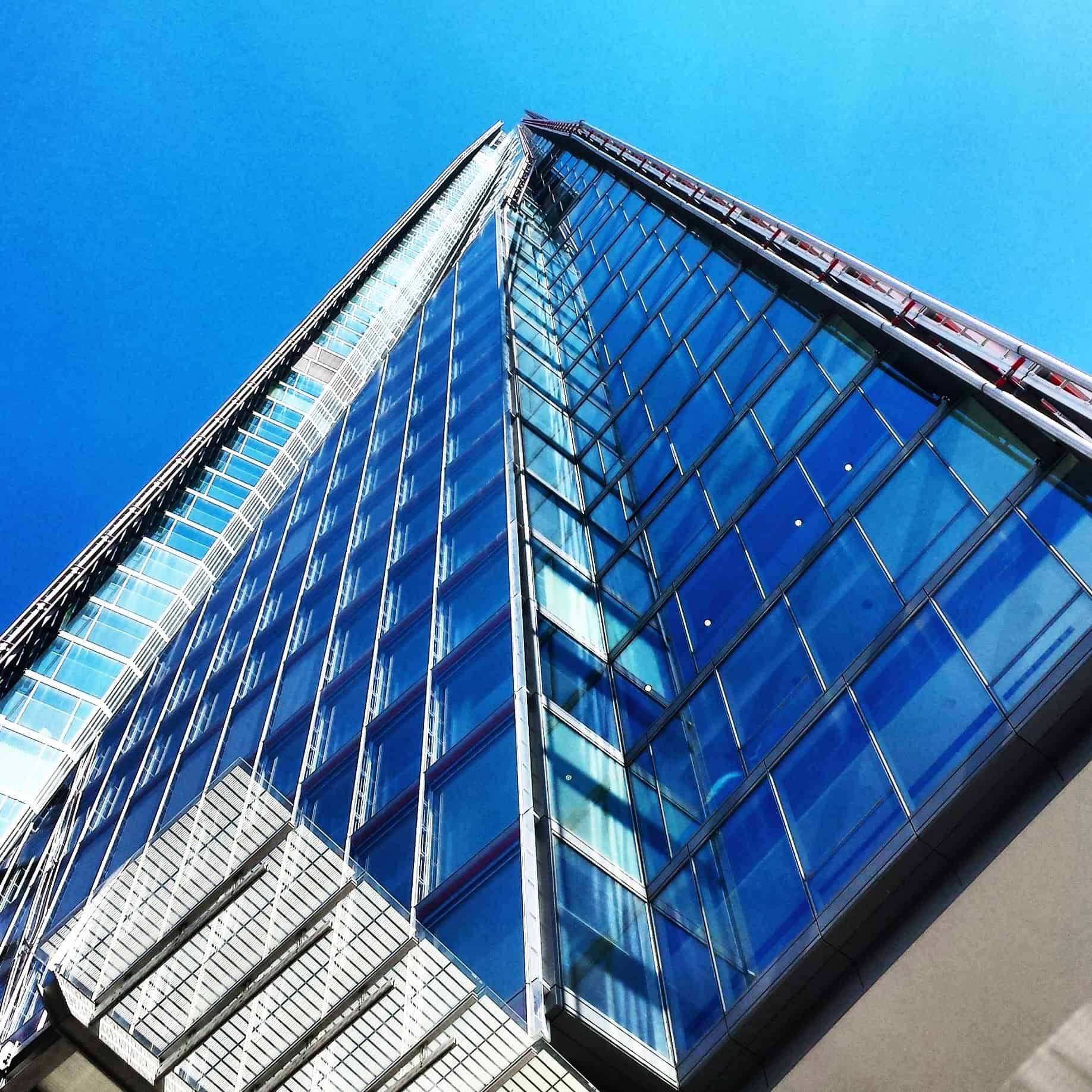 looking up at the shard