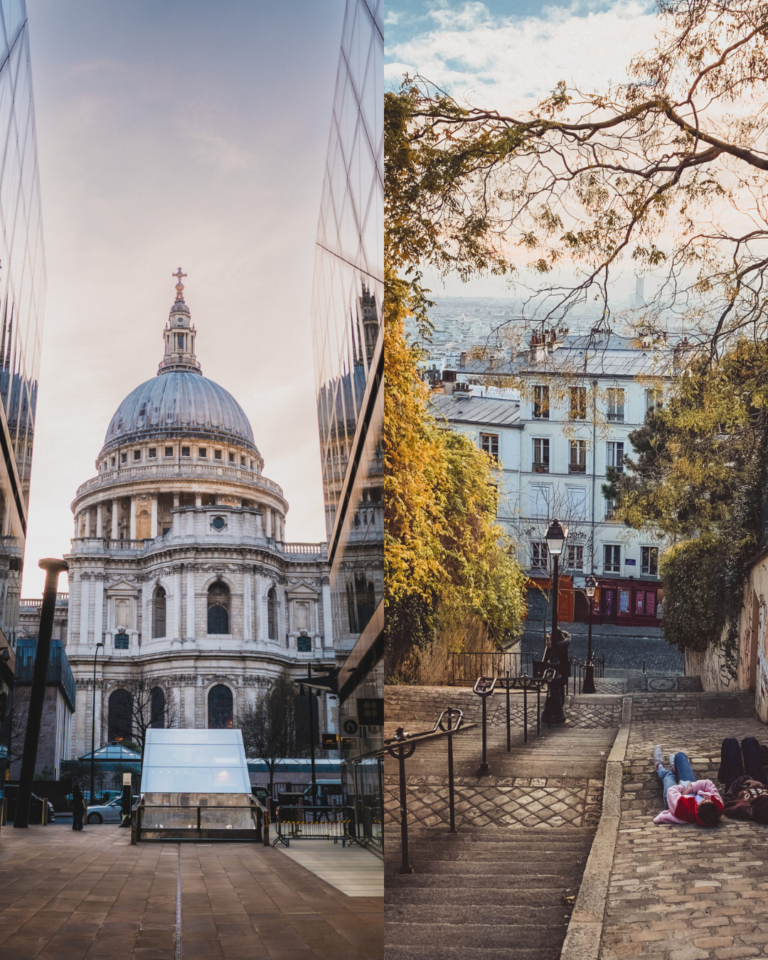 The difference between London or Paris: travel guide