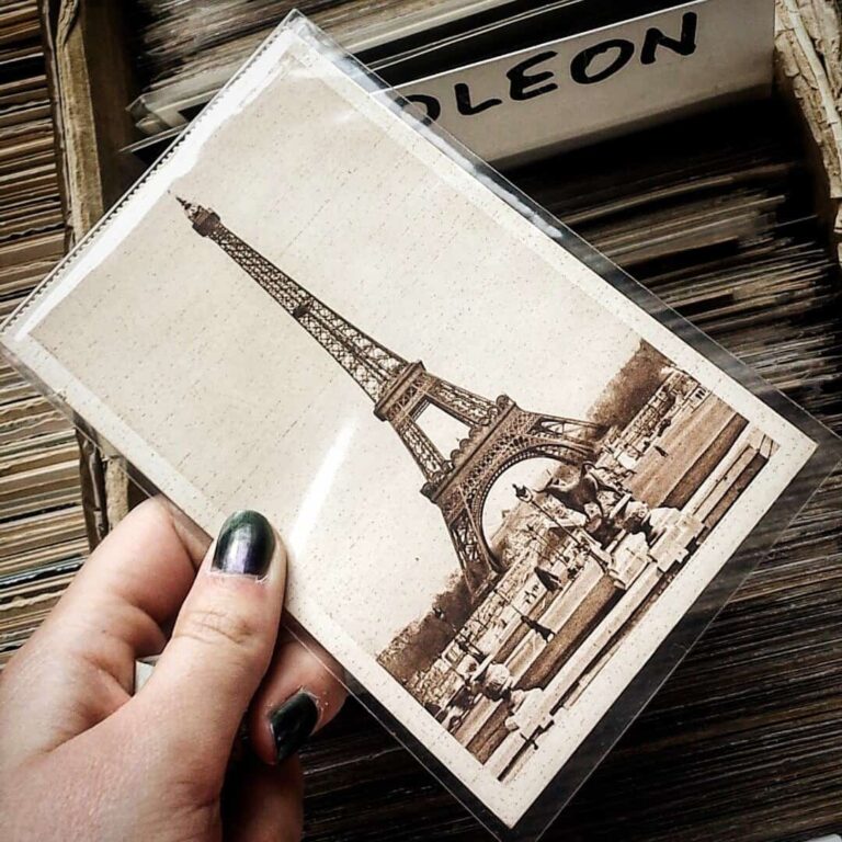 vintage postcard marches aux puces st ouen