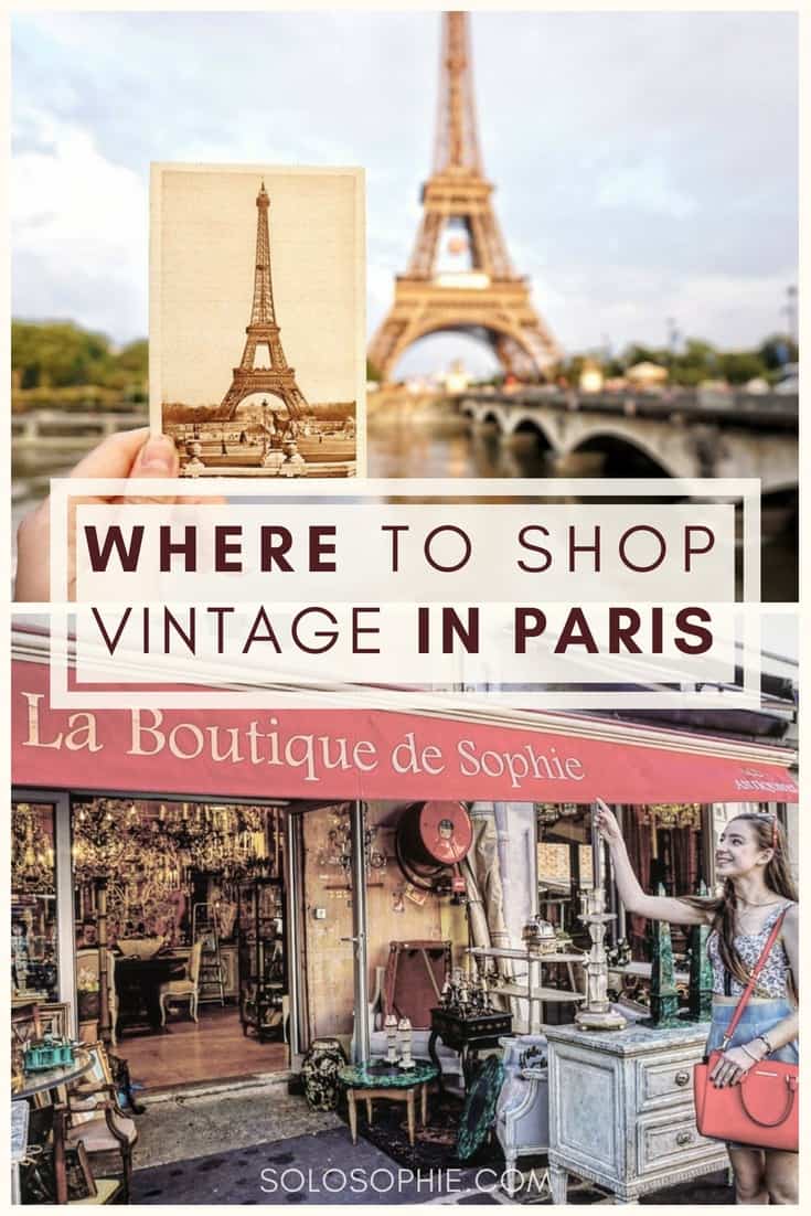 Visiting Le Marché aux Puces de Saint-Ouen: The Best Flea Market in Paris, France. Here are top tips for shopping vintage in the French capital; how to reach the market and the best time to go!