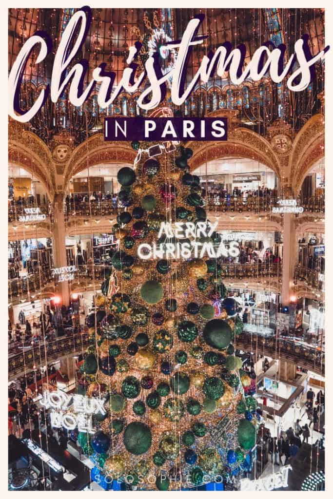 How to spend Christmas in Paris. Here's your festive guide to the French capital of Paris, France. Christmas markets, shopfront decorations and a winter wonderland way to spend your holidays!