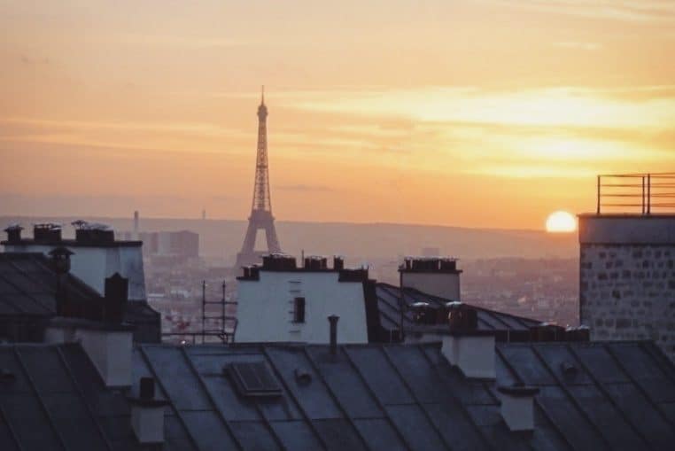 panoramic views over paris