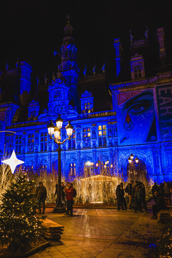 hotel de ville paris illuminations