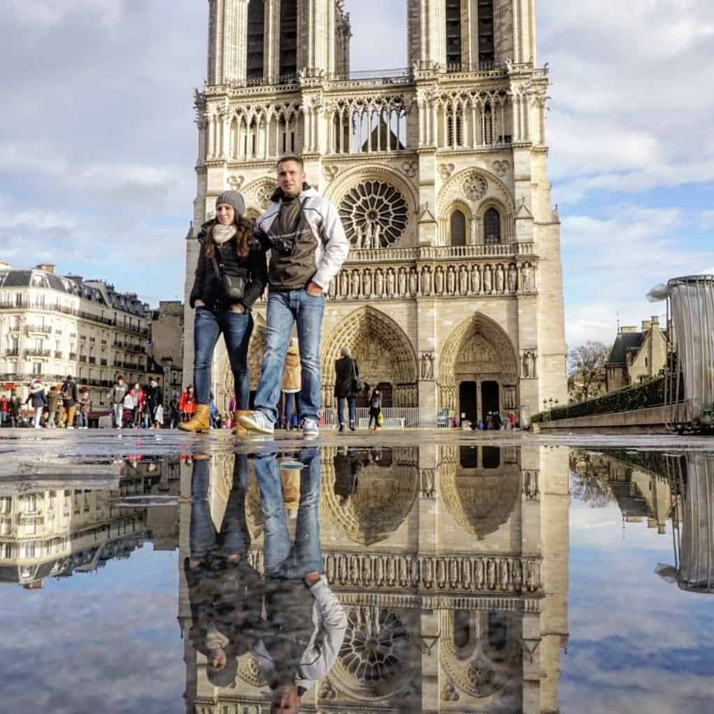 notre dame puddlegrams of paris