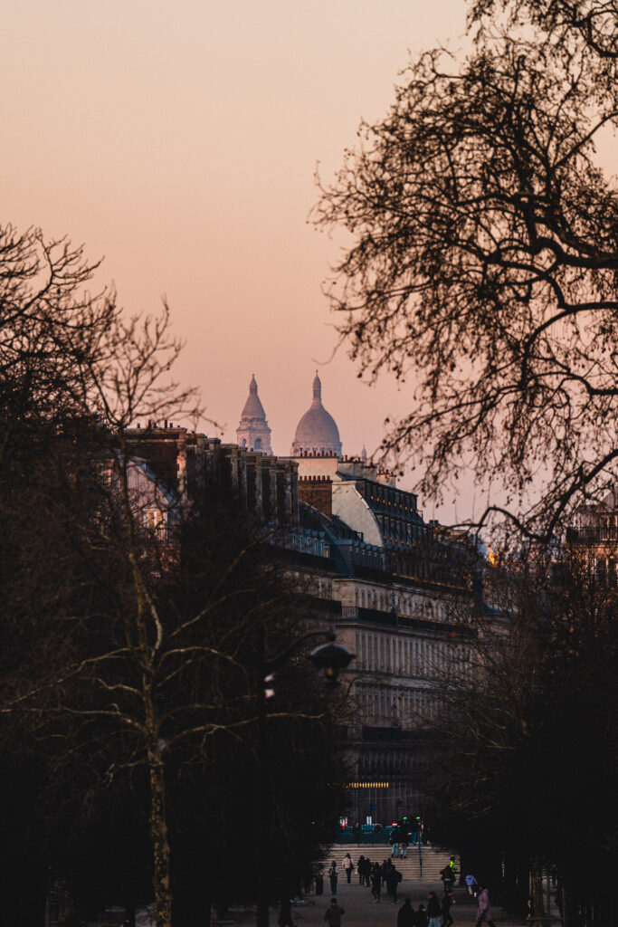 montmartre at sunset