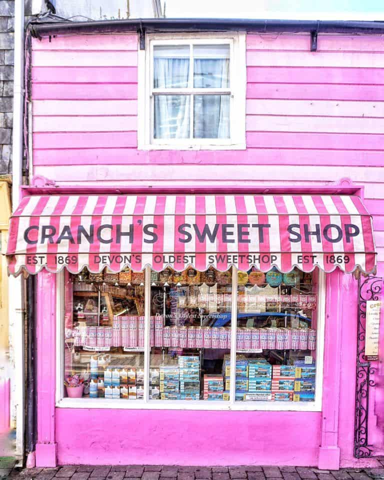 cranch's sweet shop, Salcombe, Devon, England