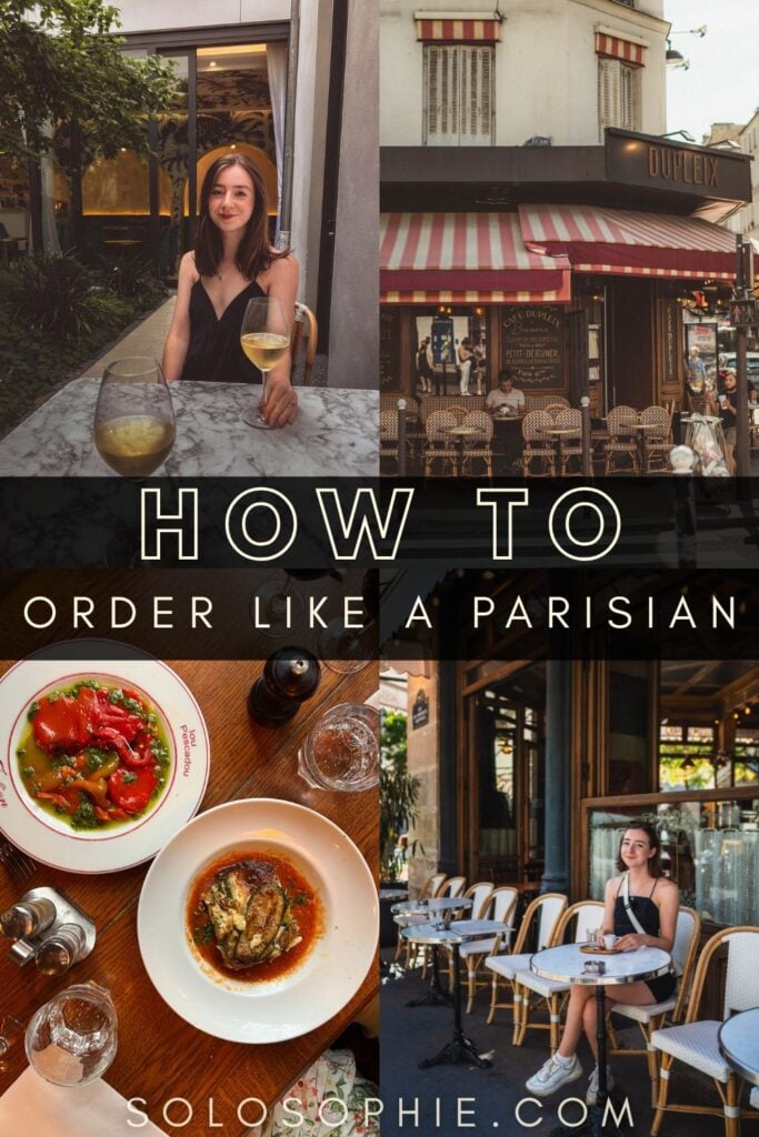 how to order in Paris