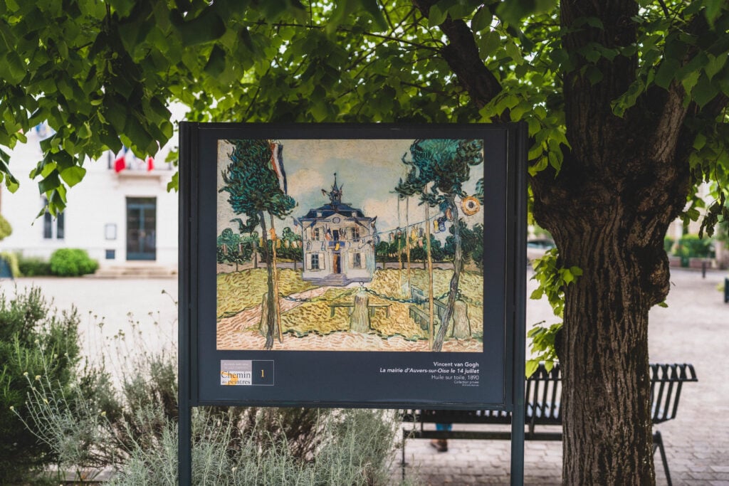 auvers sur oise information panel