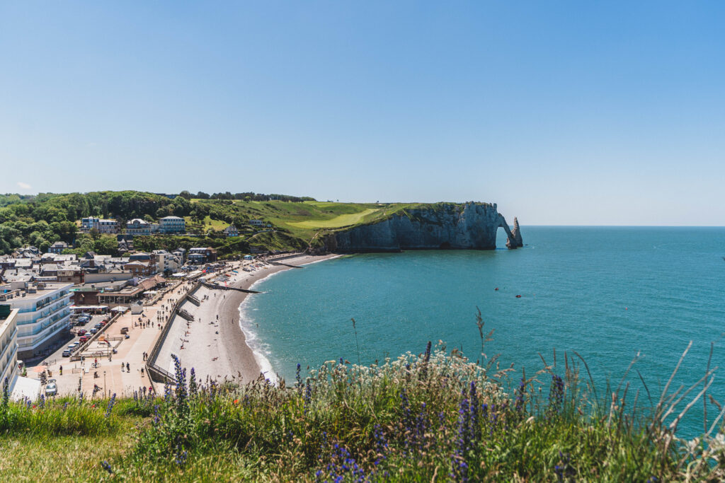 etretat town view