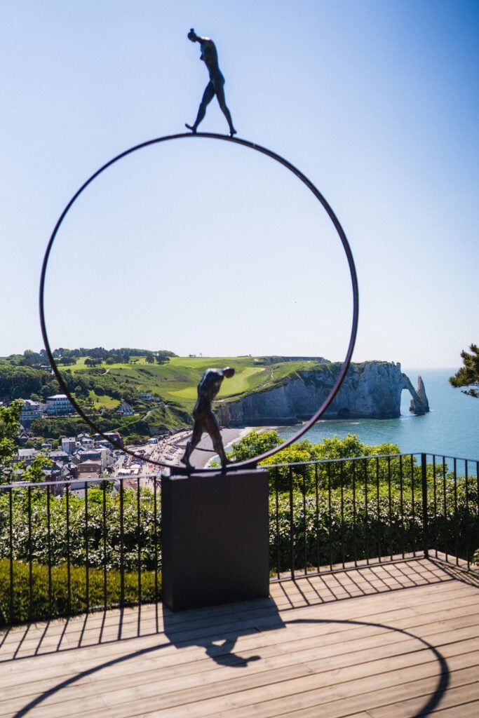 gardens of etretat view