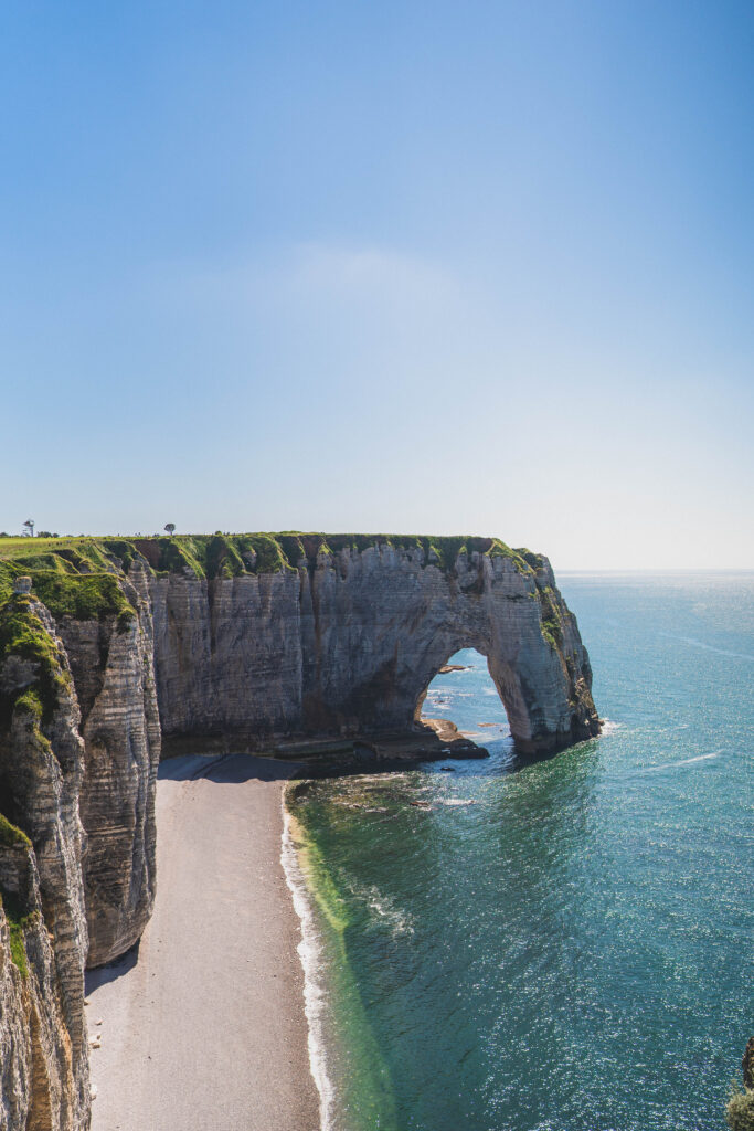 natural arch at etretat