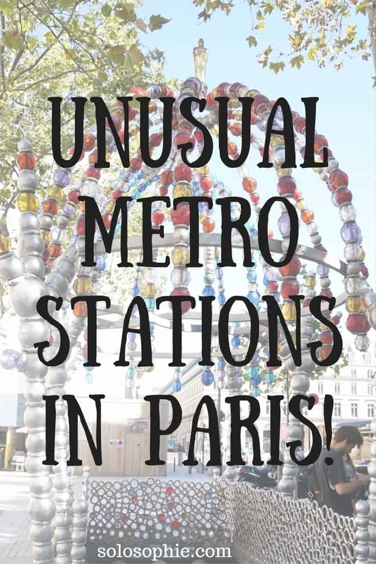 unusual metro stations in paris