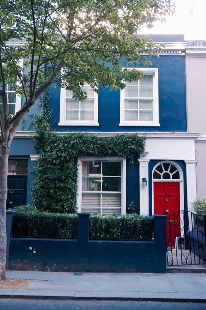 portobello road market finding vintage london england, uk