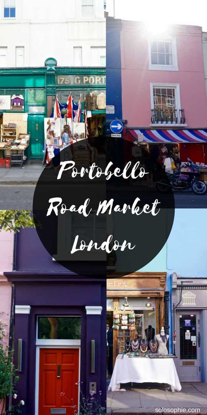 portobello road market london england, finding vintage shopping experiences in the uk