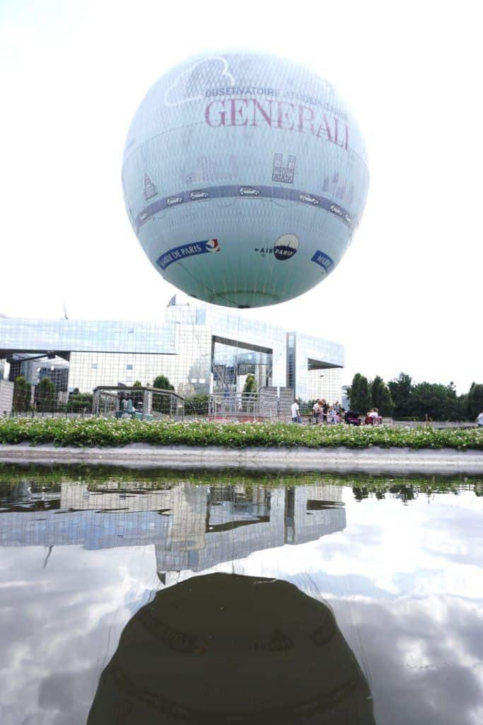 ballon generali (hot air balloon) Parc Andre Citroen, 15e arrondissement, Paris, France