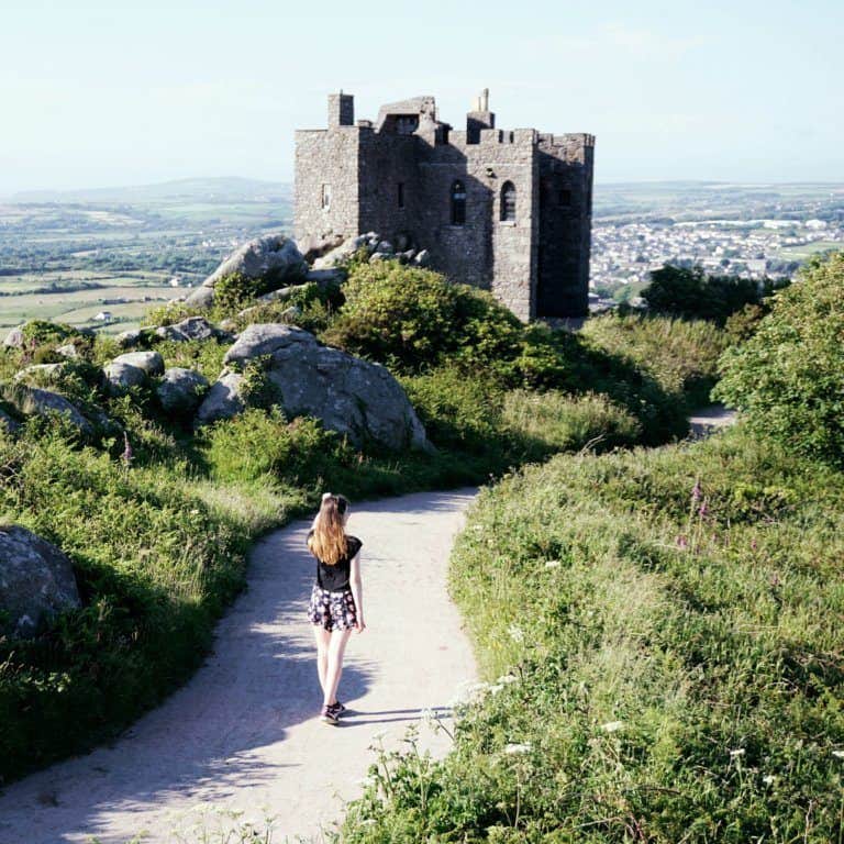 hiking carn brea cornwall