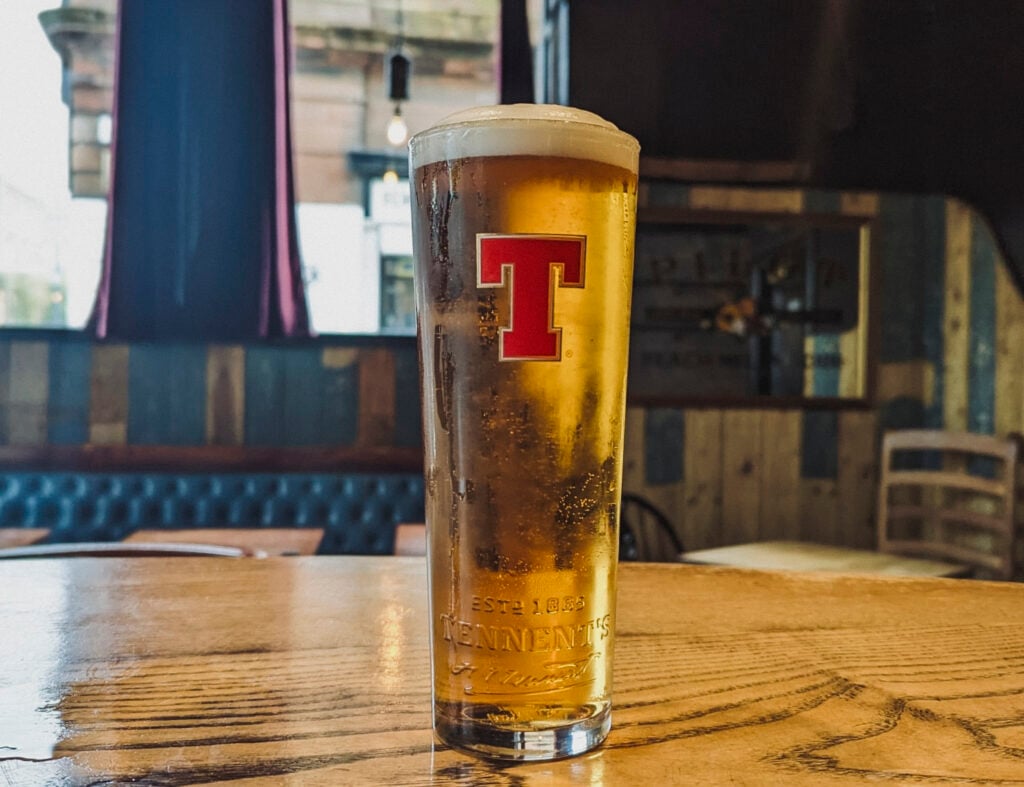 pint of tenents beer
