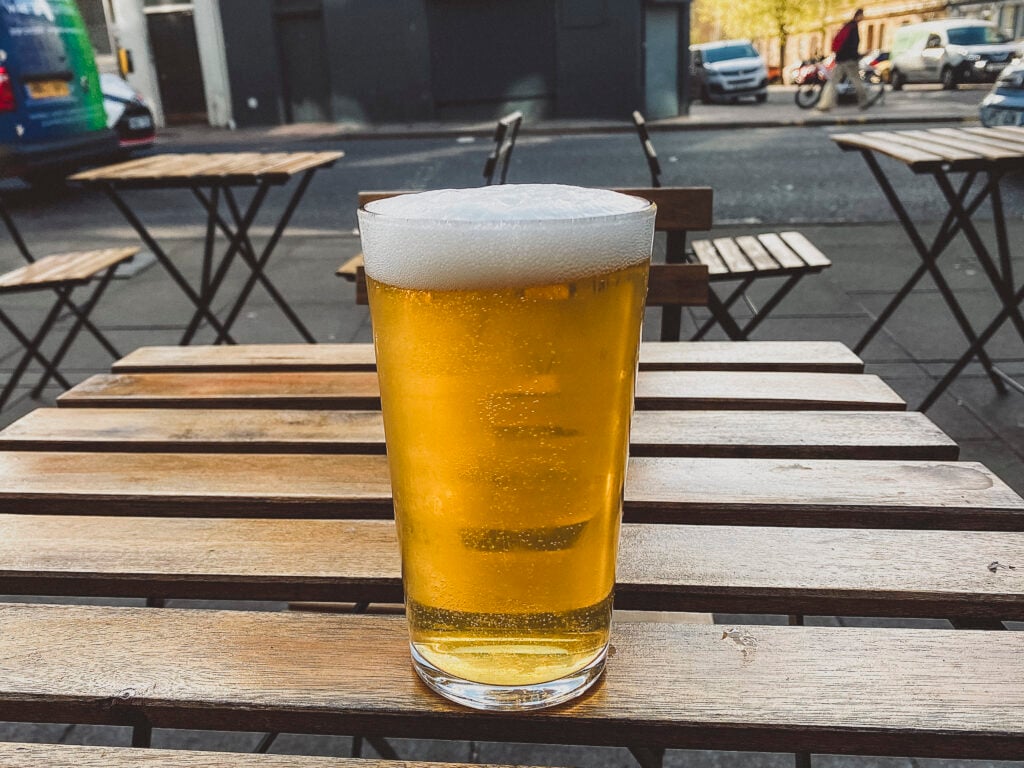 pint of beer scotland