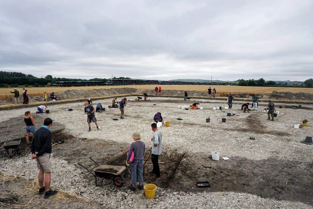 Cat's Brain Long Barrow: A Neolithic Site in Wiltshire Ebgland. Burial Mound dating back 5000 years in the UK