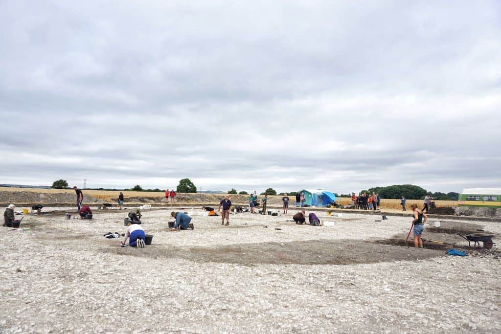 Cat's Brain Long Barrow: A Neolithic Site in Wiltshire Ebgland. Burial Mound dating back 5000 years in the UK