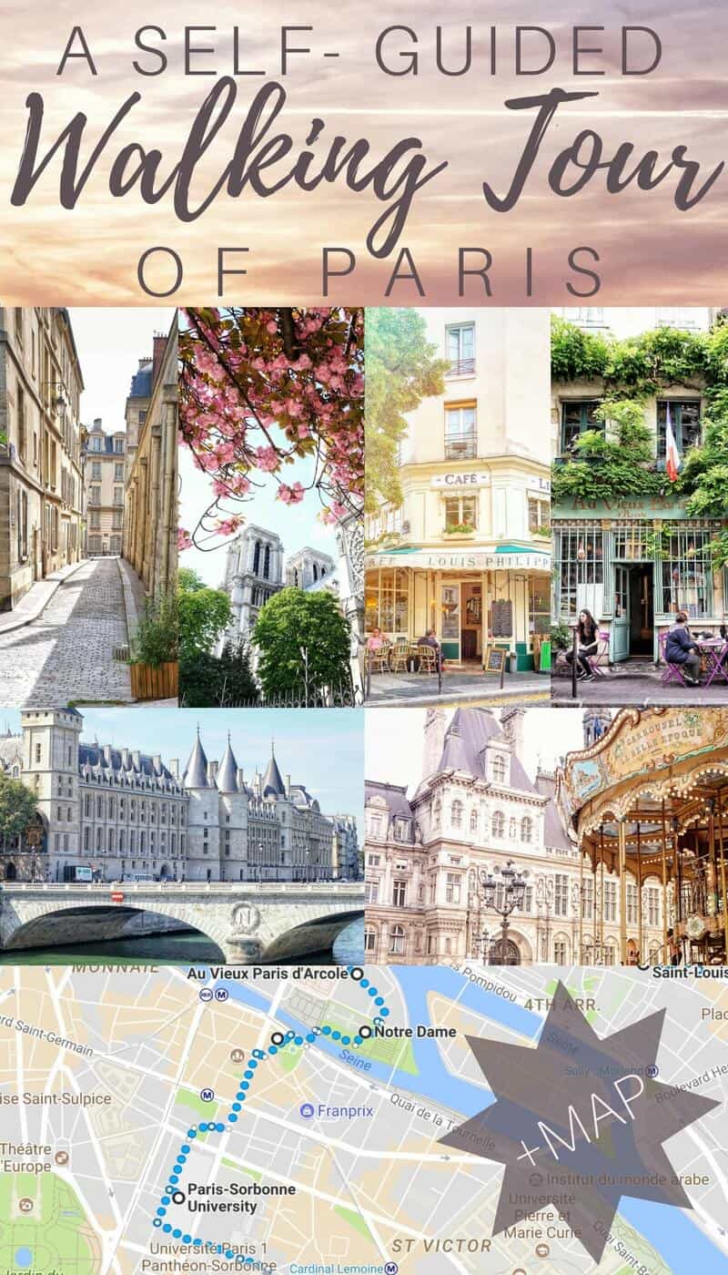 Self guided walking tour of Paris- the best of vintage paris/ Old Paris Walking Tour
