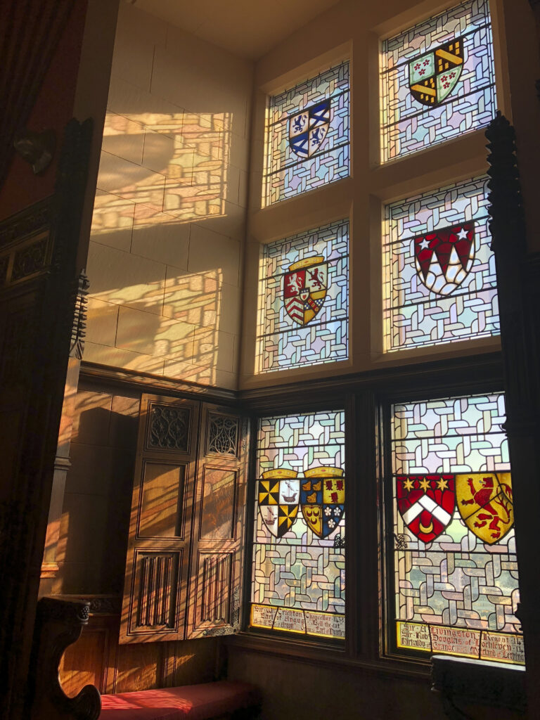 stained glass windows edinburgh castle