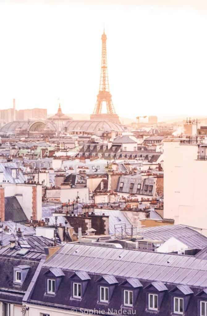 Printemps Café: where to see sunset in paris, France (the very best spots)
