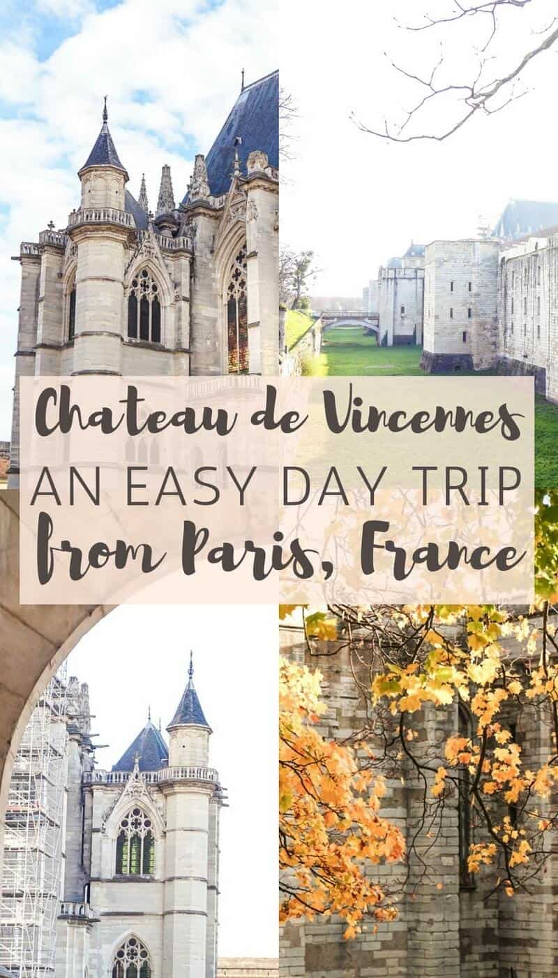 Chateau de Vincennes- An easy day trip from Paris, France. Château, Bois de Vincennes, Lake and Sainte-Chapelle.