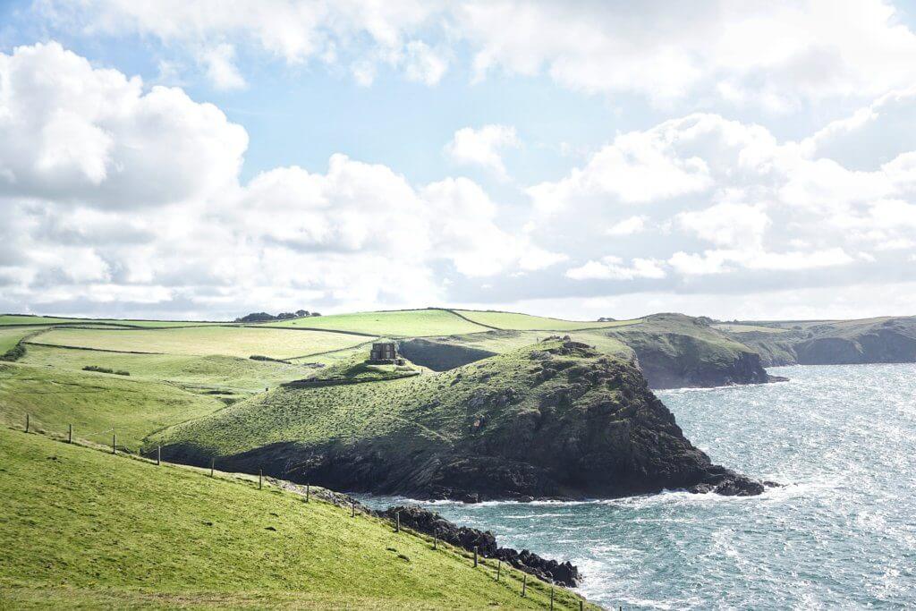 Doyden Castle and Port Quin: Cornish fishing hamlet and Victorian folly, Cornwall, England