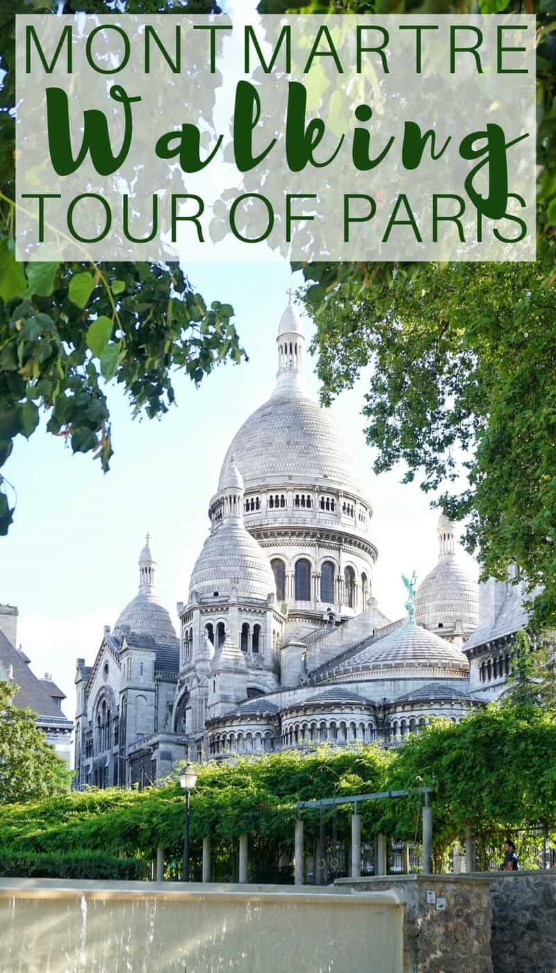 Montmartre walking tour of Paris, France