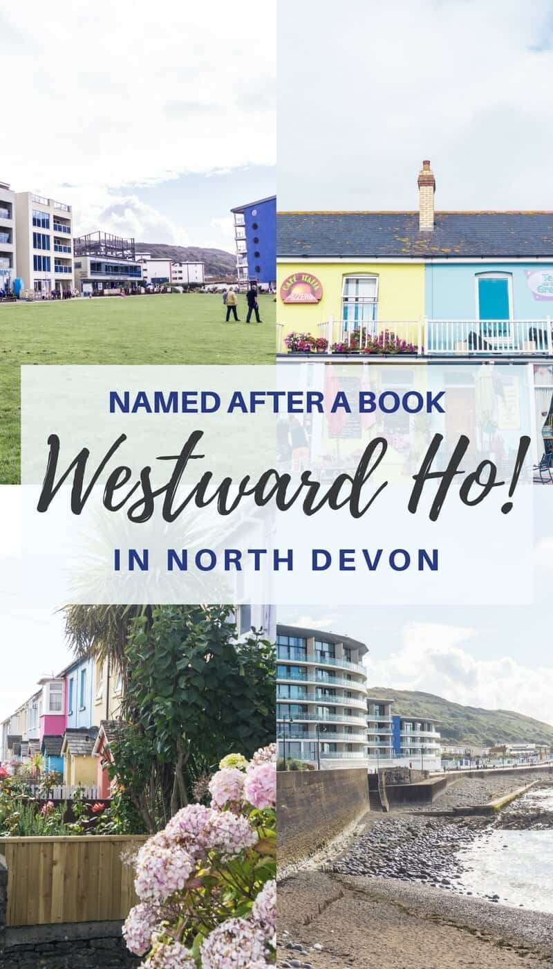 Westward Ho! The only English town named after a book. Village in North Devon, England