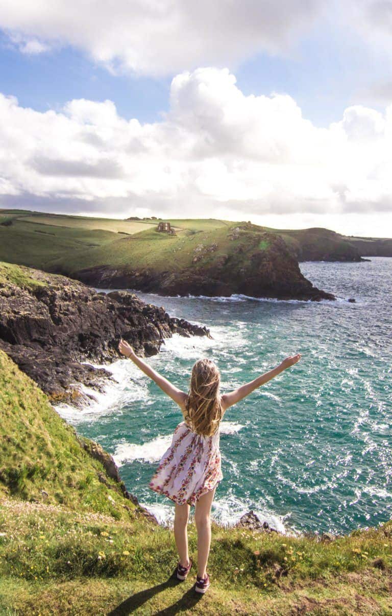 Doyden Castle and Port Quin: Cornish fishing hamlet and Victorian folly, Cornwall, England
