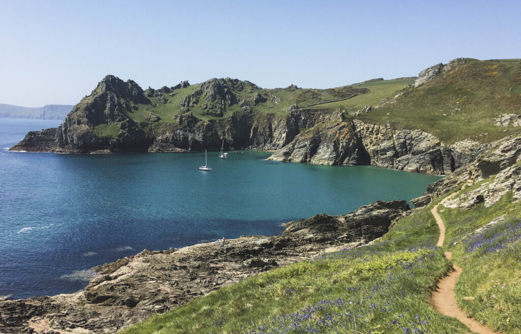 coastal view of East Prawle in South Devon
