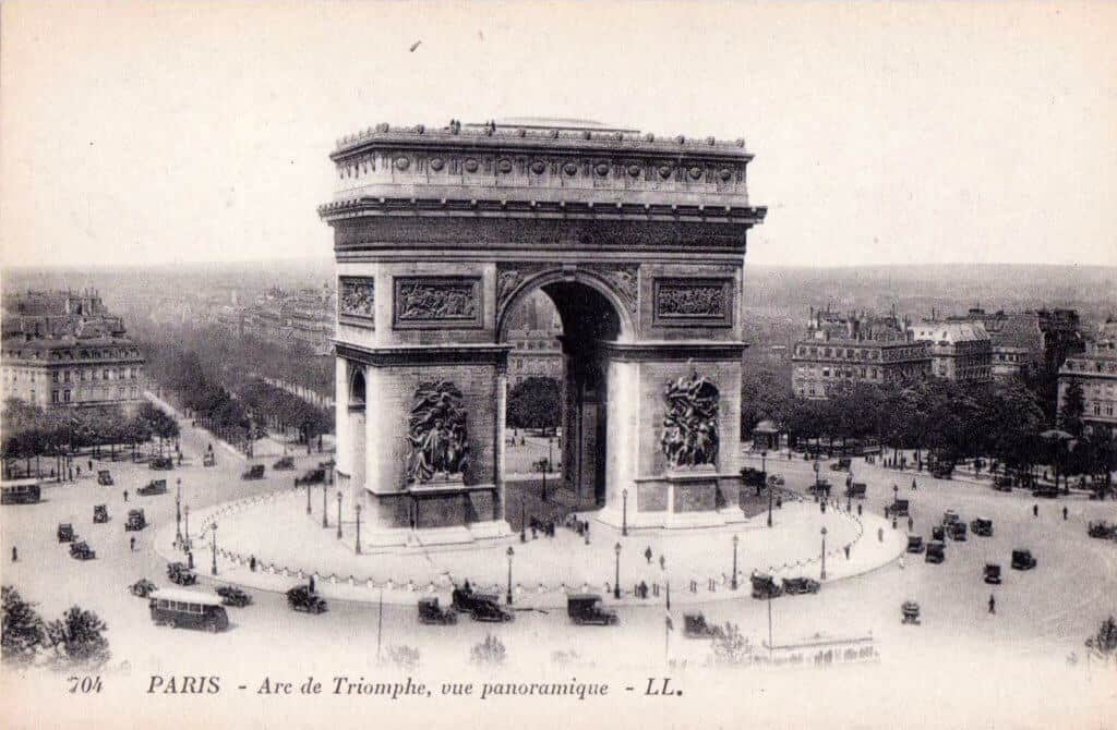 Vintage Paris Postcards: Arc de Triomphe