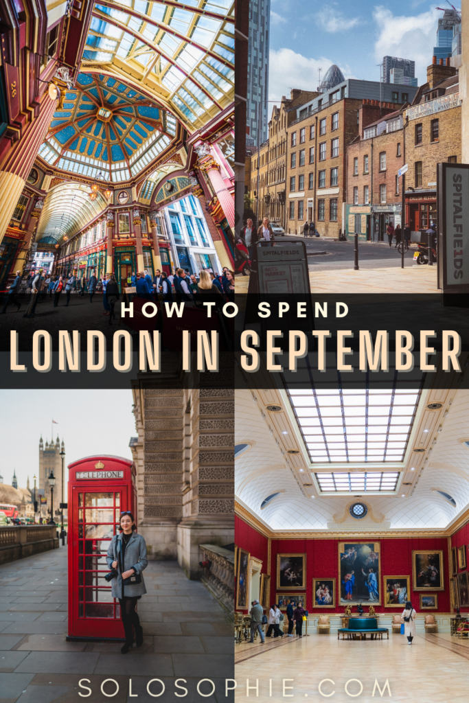 what to do in London in September