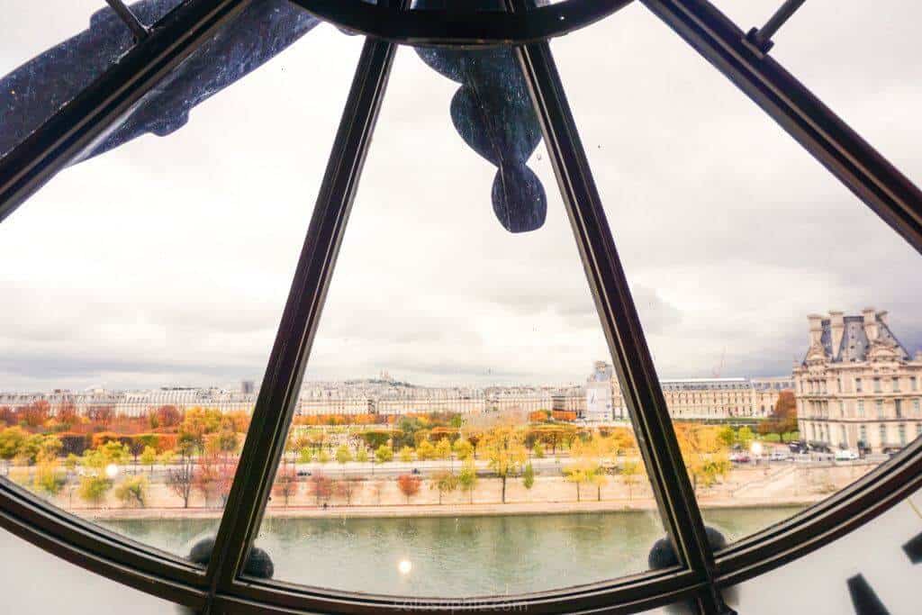 where to see the best fall foliage in paris, france: musée d'orsay