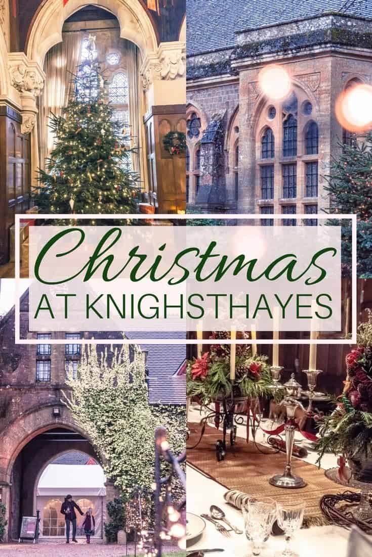 Christmas at Knighshayes Court: a traditional Victorian Christmas at a gothic revival mansion in Devon, England.