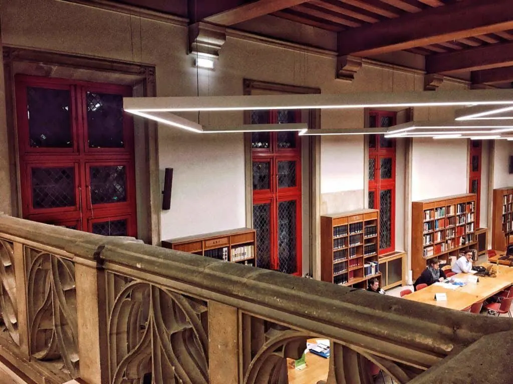 Bibliothèque Forney: Studying in a Medieval Library in the Middle of Le Marais: balcony