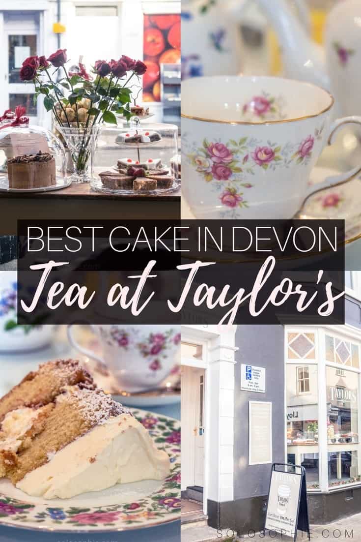 In search of the best cake in Devon, England: Tea at Taylor's coffee shop review!
