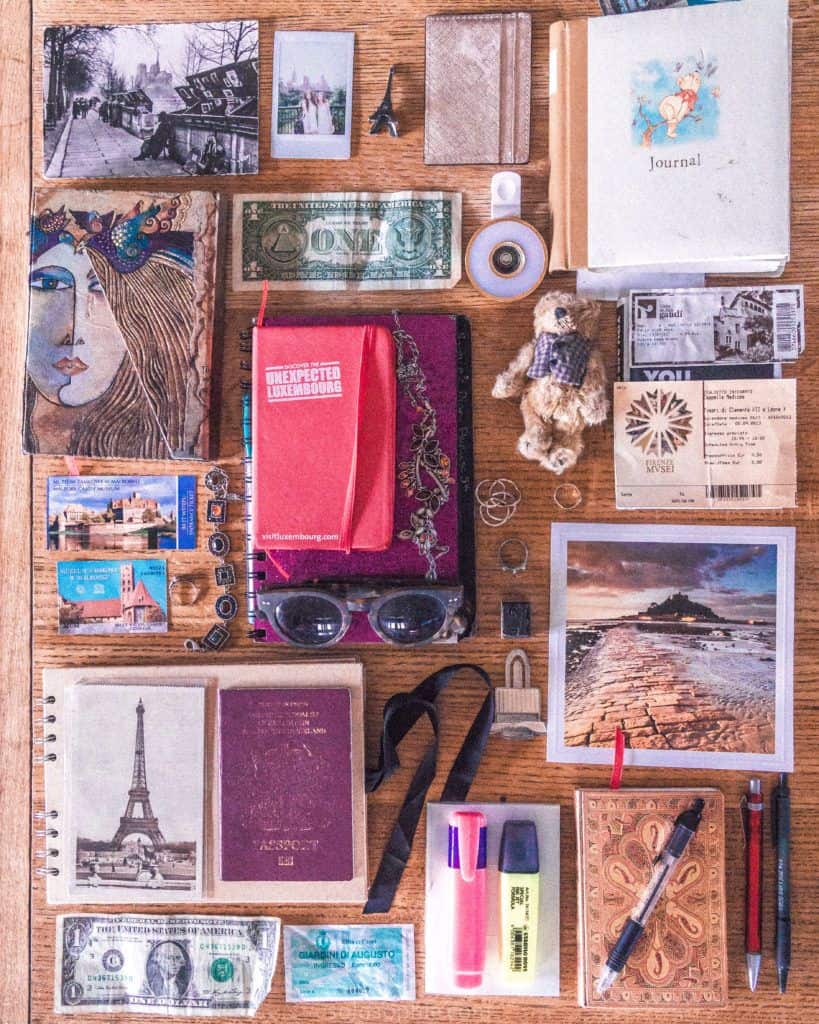Travel Journal Ideas and Inspiration: tips tricks and practical advice for creating you voyage diary. Travel Journalling and Bullet Journal ideas for beginners!