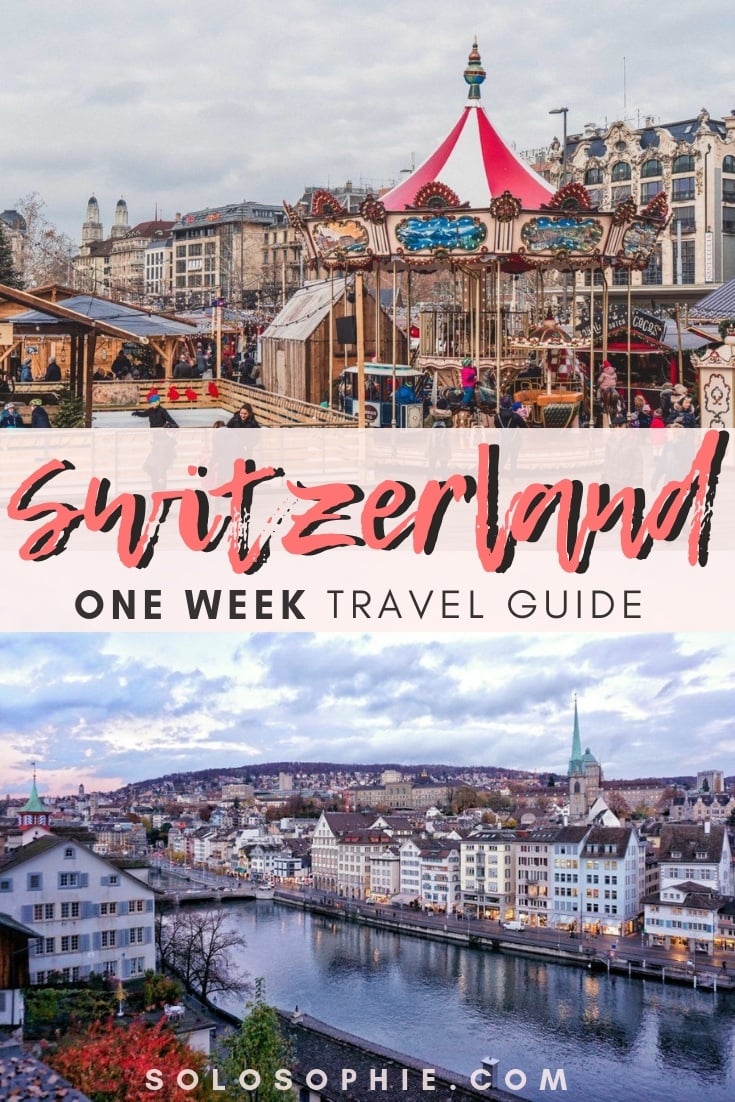 How to spend one week in Switzerland. A one week itinerary and guide for the best of the central European landlocked country in seven days. Where to stay, what to visit, and where to go!