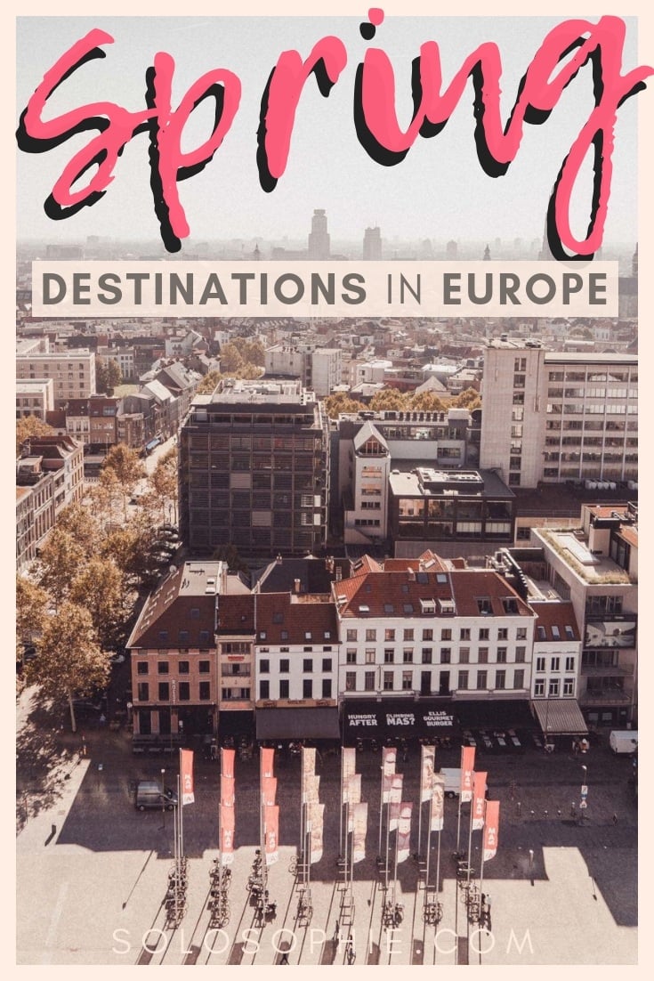 Spring in Europe: Here are 20+ magical spring destinations in Europe in which to live out your fairytale vacation. The best cherry blossom spots, culture cities, historical architecture, festivals and more!