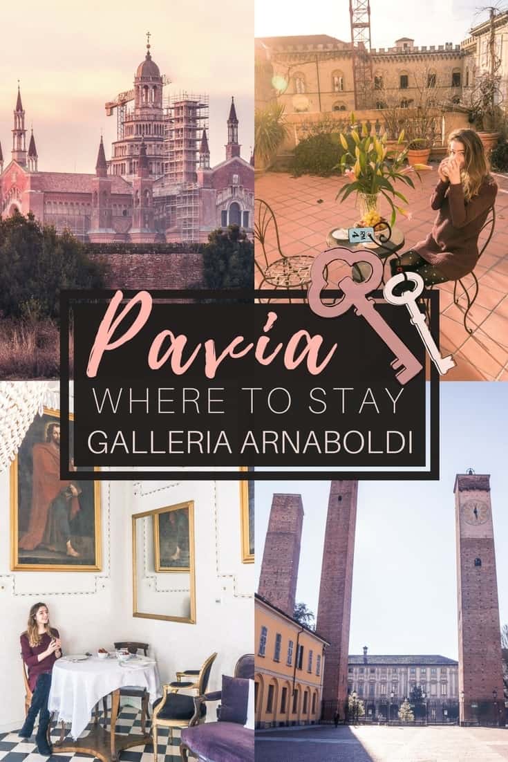 Where to stay in Pavia, Lombardy, Northern Italy. A complete review of staying in Galleria Arnaboldi, a beautiful Maison d'Hôtes in the heart of an ancient university town.