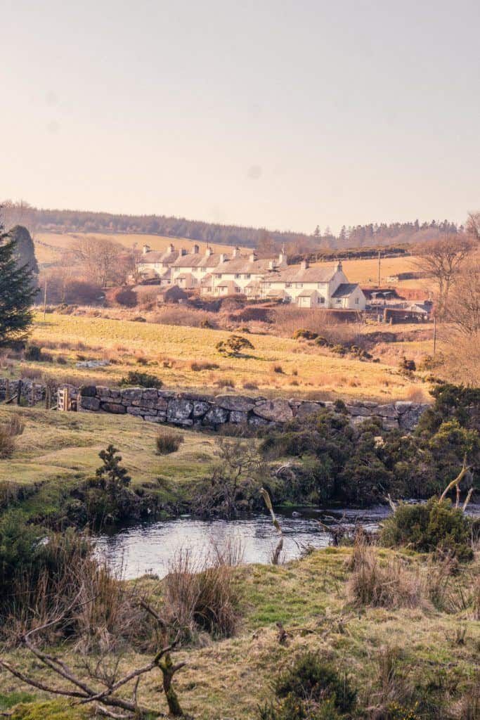 A quick guide to Bellever Forest, Bellever Tor, Bellever Village, Dartmoor National Park, Devon, England: village view