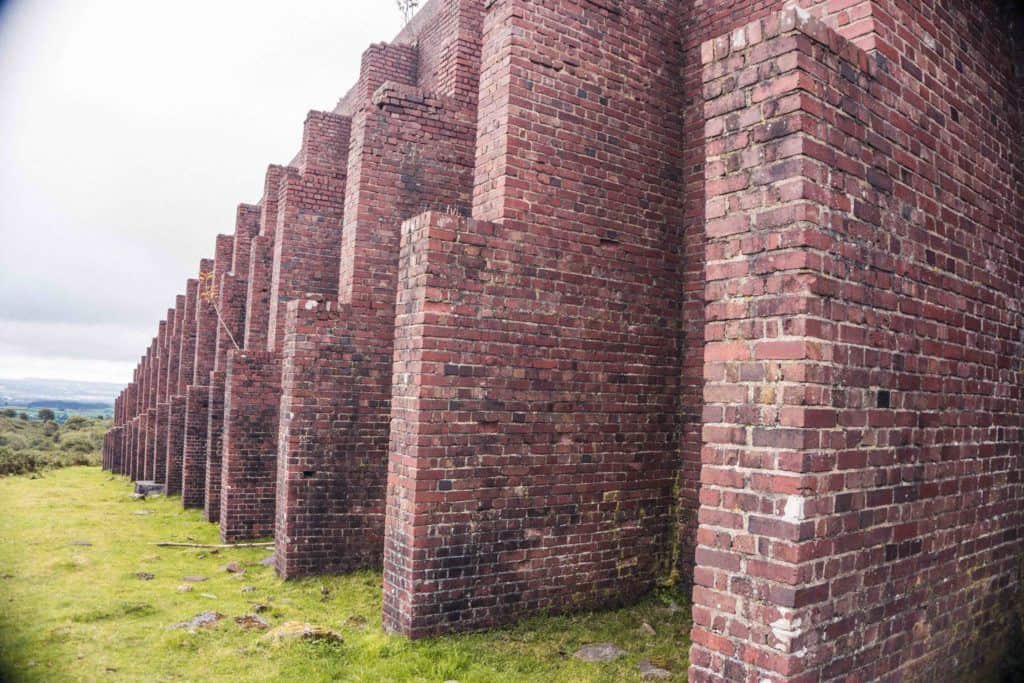 Rippon Tor Rifle Range, Dartmoor, Devon: buttress details