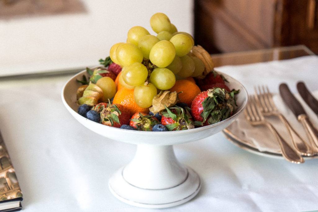 fresh fruit in Galleria Arnaboldi, Italy