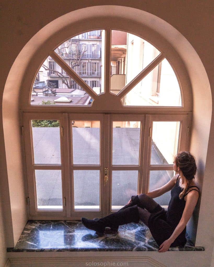 Grand Hotel Sitea Review, Turin (Torino), Northern Italy Hotel Review: window seat