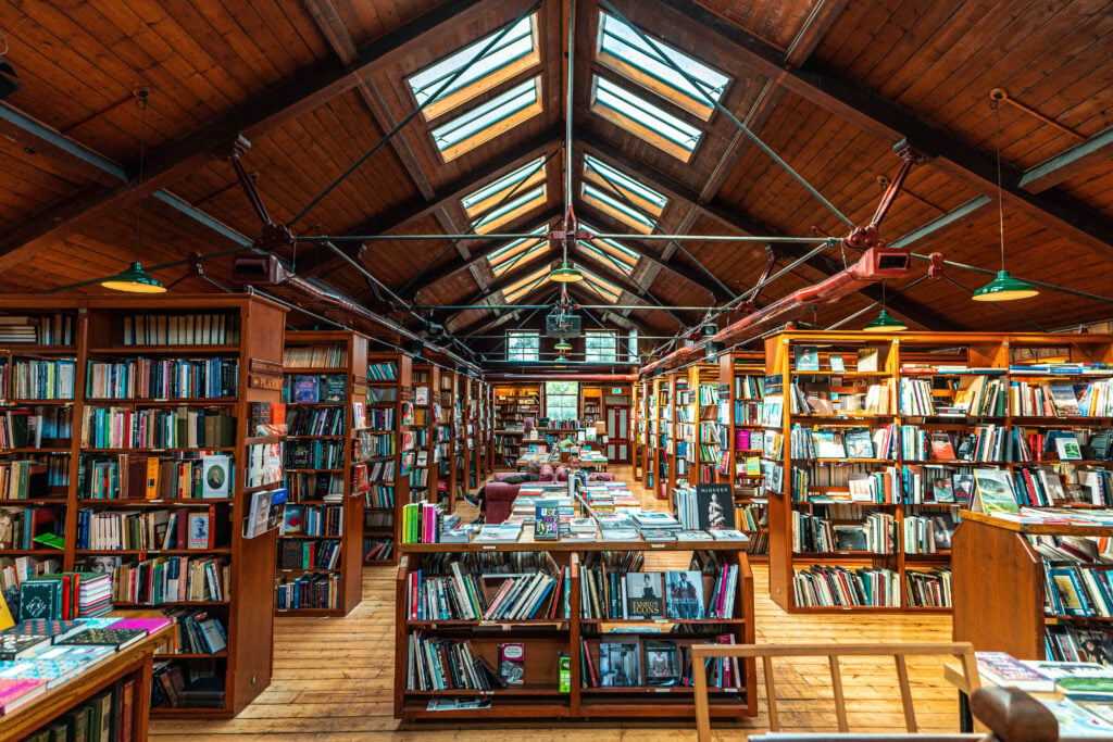 bookshop in hay on wye
