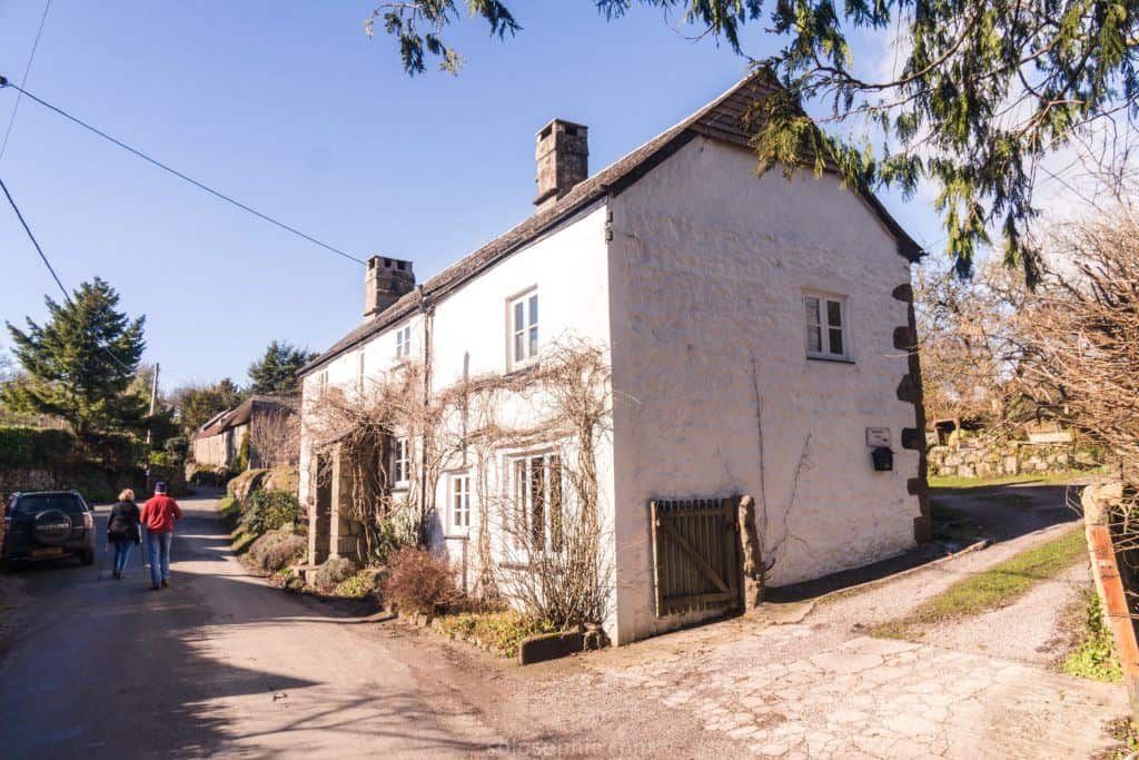 Murchington, a quaint hamlet in Dartmoor National park, Devon, England: village centre